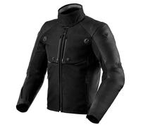 Revit Valve H2O, leather/textile jacket waterproof 54 Black