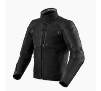 Rev'it Valve H2O Touring Motorcycle Motorbike Leather Jacket Black