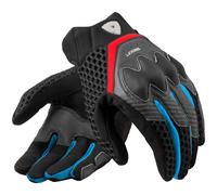 Rev'it Veloz Leather Gloves Motorbike Motorcycle Urban City - Red / Blue