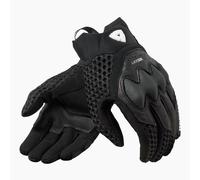 Rev'it Veloz Mesh Motorcycle Motorbike Leather Gloves Black