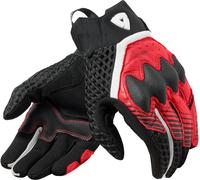 Revit Veloz Motorcycle Gloves, black/red, size 3XL