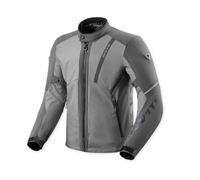 Rev'it Venator H2O Motorbike Motorcycle Textile Jacket Light Grey / Grey