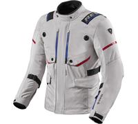 Revit Vertical GTX Motorcycle Textile Jacket, white/silver, size M