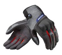 Rev'it Volcano Motorcycle Motorbike Adventure Textile Gloves - Black / Grey
