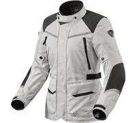 Revit Voltiac 3 H2O Ladies Motorcycle Textile Jacket, silver/black, size 40