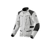 Rev'it! Voltiac 3 H2O Motorcycle Jacket Silver/Black4XL Silver,Black