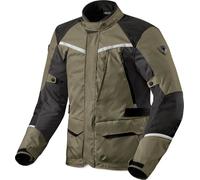 Revit Voltiac 3 H2O Motorcycle Textile Jacket, grey-green, size XL for Men