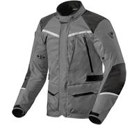 Revit Voltiac 3 H2O Motorcycle Textile Jacket, grey, size 2XL for Men