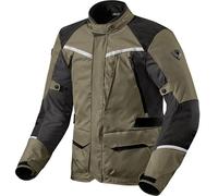 Revit Voltiac 3 H2O Motorcycle Textile Jacket, grey-green, size 2XL for Men