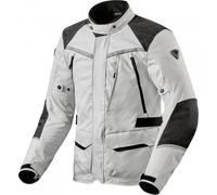 Revit Voltiac 3 H2O Motorcycle Textile Jacket, black-grey, size 2XL for Men