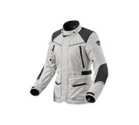 Rev'it! Voltiac 3 H2O Women's Motorcycle Jacket Silver/Black44 Silver,Black