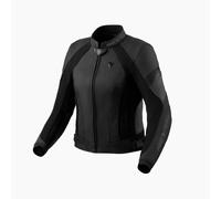 Rev'it Xena 4 Ladies Motorcycle Motorbike Leather Jacket Black / Anthracite