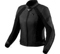 Revit Xena 4, leather jacket perforated women 38 Black/Dark Grey