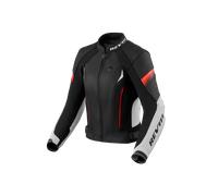 REV'IT! Xena 4 Women's MC Jacket White/Neon Red42 White,Neon Red