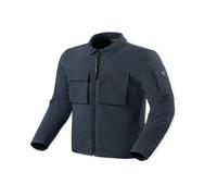 Rev'it Yaletown Motorbike Motorcycle Textile Overshirt Dark Blue