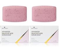 Revitale Advanced BHA Salicylic Acid Scrub Soap - Exfoliating Bar for Face & Body, Deep Pore Cleanser, Anti-Blemish, Skin Softening (Pack of 2)
