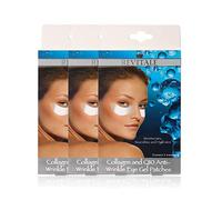 Revitale Collagen and Q10 Anti-Wrinkle Eye Gel Patches - Moisturises & Hydrates (3 Boxes)(15 Patches)