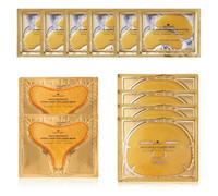Revitale Gold Masks Collagen Beauty Pack - 6 Under Eye Gels - 4 Face Sheets - 2 Upper Chest Masks