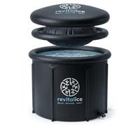 Revitalice Summit XL 500L Portable Ice Plunge Pool - Heavy-Duty Inflatable Cold Plunge Bath with Hand Pump, Thermometer & Carry Bag - Outdoor/Indoor Recovery Tub for Fitness, Sports & Therapy