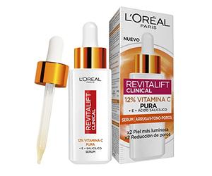 REVITALIFT Clinical der-Grade 12% vitamina C sérum 30 ml | Reduces Wrinkles Pores, Doubles Luminosity After 8 Weeks, Radiant Uniform Complexion, Suitable Sensitive, Revitalift
