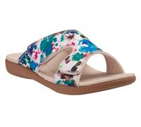 REVITALIGN Women's Kholo Bouquet Slide Sandal, Sand Shell Floral, 2 UK