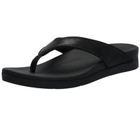 REVITALIGN Women's Shoreline Shimmer Flip-Flop, Black, 4 UK