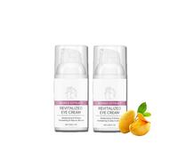 Revitalising Eye Cream with Mango Extract, Firming & Lifting Formula, Deep Moisturiser for Dry Under-Eye Skin, Helps Improve Dullness and Dark Circles, Daily Eye Care for Women & Men, 30g (2pc)