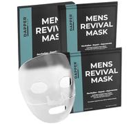 Revitalising Mask for Men | Moisturising Hydrogel Face Mask for Men with Hydrolyzed Sea Collagen, Vitamin E, Hyaluronic Acid, Aloe | Face Mask