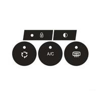 Revitalize Your For C4 2014 2018 Dashboard with AC Control Button Repair Decals Vinyl Stickers