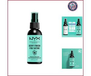 Revitalize Your Look with 60ml Dewy Finish Setting Spray - All Skin Types