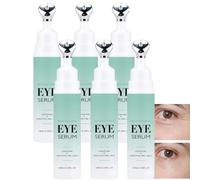 Revitalizing Renewal Roll-On Eye Serum, Nourishing & Refreshing Eye Serum, Tightening Formula Gentle on Mature Skin, Targets Puffiness & Fine Lines, Fast Absorbing, Travel Essentials (6pcs)