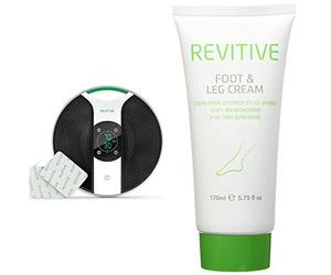 Revitive Medic Knee Circulation Booster, achy-Feeling Legs & reducing Swollen feet & Ankles During use - Drug-Free Relief from Persistent Knee & Leg Problems & Revitive Foot and Leg Cream