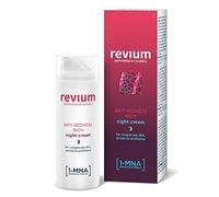 Revium Rosacea Anti-Redness Rich Night Cream for Coupreose Skin Prone to Erythema, with 1-MNA Molecule, Chlorella Vulgaris Green Algae Extract, Acerola Friut, Macadamia Oil, Shea Butter, 50ml
