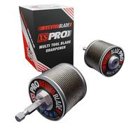 Revivablade® XS Pro - Multi-Tool Blade Sharpener. Resharpen's Oscillating Multi-Tool Blades Up to 34mm Wide. Use with Impact Driver or Cordless Drill. Diamond Precision. Professional Trades & DIY