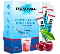 Revival Rehydration & Recovery Electrolyte Drink - Wild Cherry 8 Pack pack