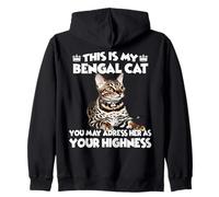 Revival T | Bengal cat bengal cat Zip Hoodie