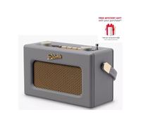 Revival Uno BT Retro DAB+ Portable Radio with Bluetooth Roberts Light Grey One Size