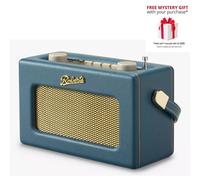 Roberts Revival Uno BT DAB DAB+ FM Radio with 2 alarms and line out in Teal Blue Bluetooth