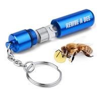 Revive a Bee Blue Bee Revival Kit, Keyring with Sugar Syrup & Plantable Packaging to Rescue Bees, Perfect Gifts for Nature Lovers
