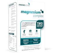 Revive Active Magnesium Supplement 3-in-1 Complex - Magnesium Glycinate (Bisglycinate), Taurate and Malate - Supports Fatigue, Nervous System, Muscles & Bones - 60 Count