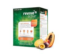 Revive Active Tropical Super Supplement - 26 Active Ingredients in 1 Daily Sachet - Vitamins C, D, K2, L-Arginine - Supports Overall Health & Immune System - 30 Day Supply