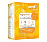 Zest Active Super Supplement by Revive Active - 25 Ingredients in One Daily Sachet - Everyday Boost Supports Energy, Immune System, Brain & Muscle Function - 30 Day Supply