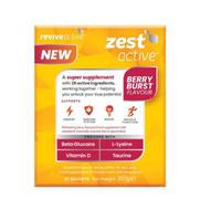 Revive Active Zest Active Energy Supplement Berry Burst Flavour 30 Day Pack pack