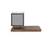 Revive Bluetooth Speaker with Wireless Charging Pad and Lamp Tivoli Audio Light Brown One Size