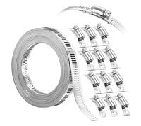 Revive Furniture 304 Stainless Steel Hose Clamp(10M - 12 Snap)