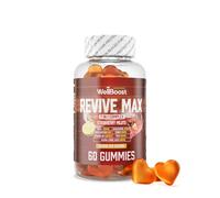 Revive Max Gummies, NAD 300mg, Alpha-Lipoic 300mg, Resveratrol 250mg, TMG 250mg, CoQ10 100mg, Vit K2 100mg and Astaxanthin 6mg per serving- Chewabl Vegan sugar free gummies, strawberry Mojito flavour.