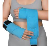 REVIX 24" Extra Long Wrist Ice Pack Wraps for Carpal Tunnel (2-Piece Set), Reusable Gel Hand Ice Packs for Wrist & Forearm Discomfort, Extended Coverage, Gel Pack with Hot & Cold Compressiom Therapy