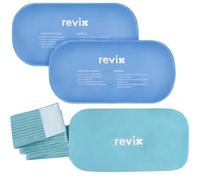 REVIX Cold Packs for Injuries, 2 Gel Packs, Soft and Flexible Hot & Cold Compress Large Ice Pack Wraps for Back, Knee, Leg and Ankle, Enhancing Comfort and Soothing Fatigue, 12" x 6"