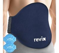 REVIX Extra Large Ice Pack for Back Relief, 2 Pack Reusable Gel Ice Pack Wraps for Lower Back, 13.4” x 11”, Cold Compress Therapy for Waist, Upper Bcak & Tailbone Discomfort Relief, Muscle Relaxation
