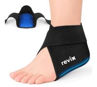 REVIX Foot and Heel Ice Pack Wrap, Reusable Hot & Cold Therapy Gel Pack, Ice Pack for Heel Spur, Plantar Fasciitis, and Foot Discomfort